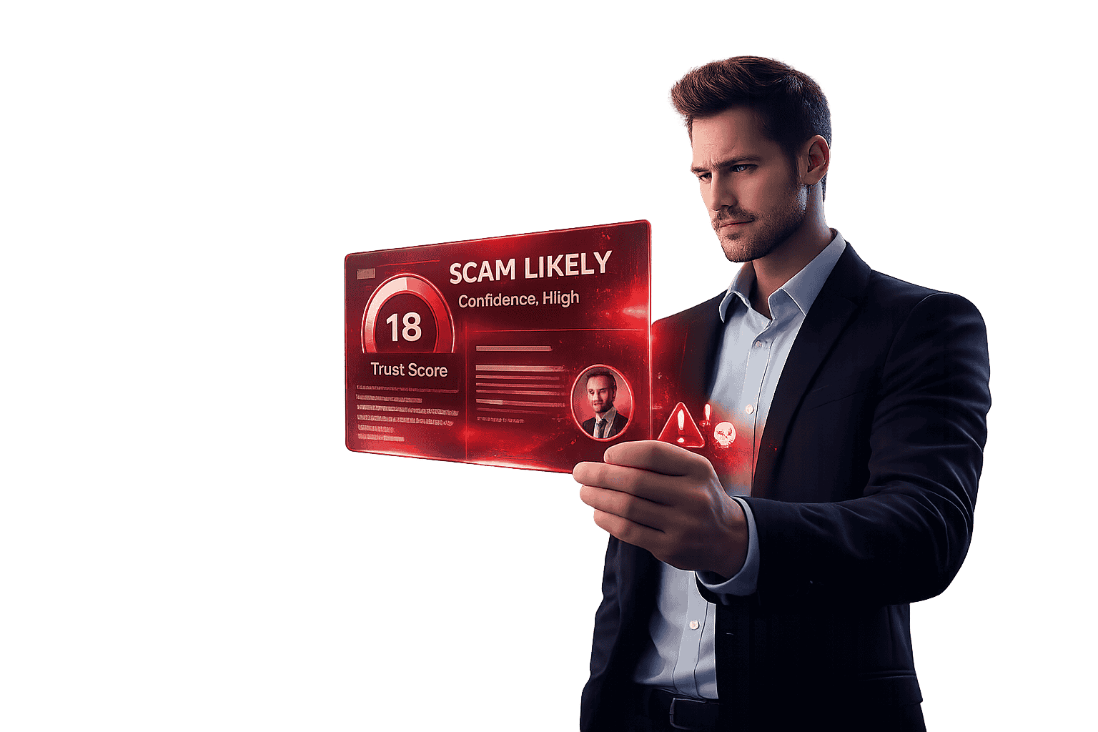 Job scam illustration