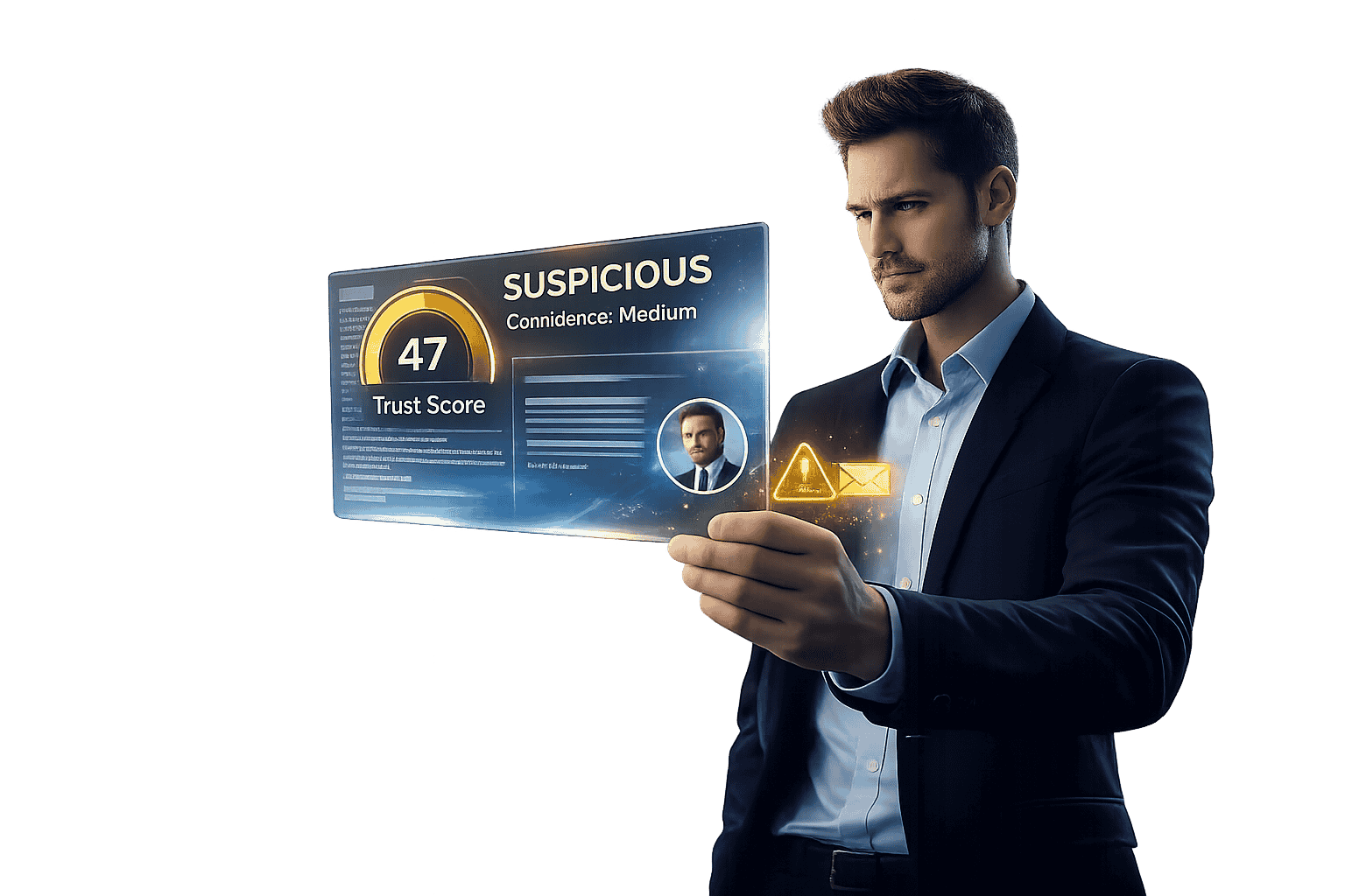 Suspicious job offer illustration
